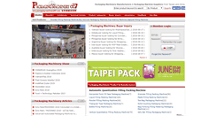 Desktop Screenshot of packaging-machinery007.com